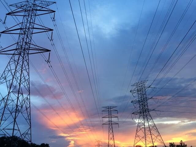 Pylons dusk